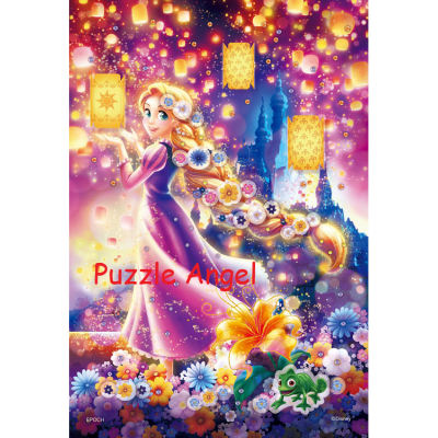 長髮公主 - 燈籠之夜 - （長髮公主） 300 塊, 裝飾貼紙砌圖, size:26x38cm