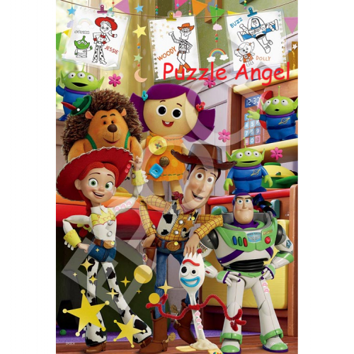 Disney Toy Story -Drawing time-  300 塊, 裝飾貼紙砌圖, size:26x38cm