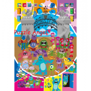 怪獸大學 - 校園內 - （怪獸電力公司） 300 塊, 裝飾貼紙砌圖, size:26x38cm