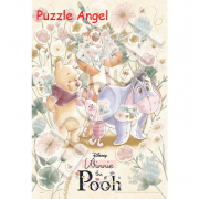 小熊維尼 -在草地花園 -（小熊維尼） 300 塊, 裝飾貼紙砌圖, size:26x38cm