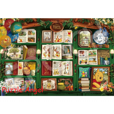 書架 / 小熊維尼（Winnie the Pooh） 300 塊, 裝飾貼紙砌圖, size:26x38cm