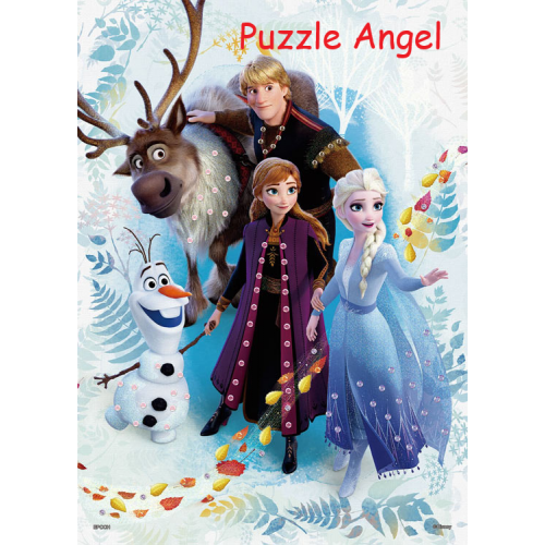 迪士尼(冰雪奇緣)500 塊,  布面拼圖, size:38x53cm.