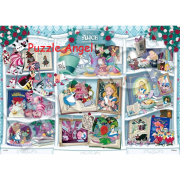 書架/愛麗絲夢遊仙境500 塊, 裝飾貼紙砌圖, size:38x53cm