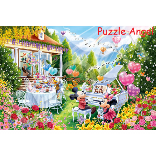 米奇和朋友們 愛的旋律 1000 塊, 裝飾貼紙砌圖,  size:50x75cm.