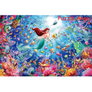 愛麗兒-致光(小美人魚)1000 塊, 裝飾貼紙砌圖, size:50x75cm. 愛麗兒-致光(小美人魚)1000 塊, 裝飾貼紙砌圖, size:50x75cm.