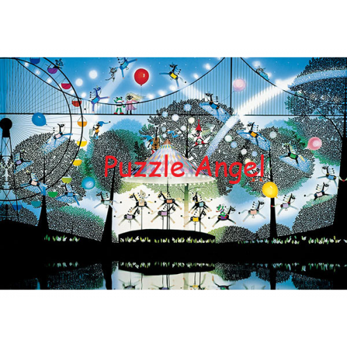 木馬之夢（藤城清治）1000塊砌圖, size:50x75cm