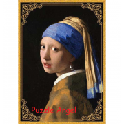 戴珍珠耳環的女孩(Vermeer)108塊, 彩色箔印刷砌圖 , size:18.2x25.7cm 戴珍珠耳環的女孩(Vermeer)108塊, 彩色箔印刷砌圖 , size:18.2x25.7cm