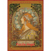 黄道十二宮Zodiac(Mucha)108塊, 彩色箔印刷砌圖 , size:18.2x25.7cm 黄道十二宮Zodiac(Mucha)108塊, 彩色箔印刷砌圖 , size:18.2x25.7cm