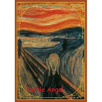 尖叫（Munch）108塊, 彩色箔印刷砌圖 , size:18.2x25.7cm