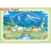 Tokotoko（海蒂，阿爾卑斯山女孩）(飄零燕)260塊, 彩色箔印刷砌圖 , size:18.2x25.7cm