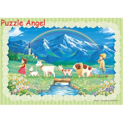 Tokotoko（海蒂，阿爾卑斯山女孩）(飄零燕)260塊, 彩色箔印刷砌圖 , size:18.2x25.7cm