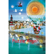 夢境駝峰橋（藤城清治）300塊砌圖, size:26x38cm