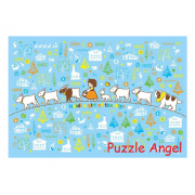 阿爾卑斯山的女孩海蒂300塊砌圖, size:26x38cm