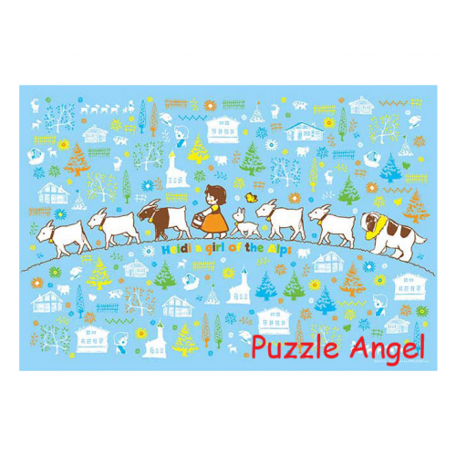 阿爾卑斯山的女孩海蒂300塊砌圖, size:26x38cm