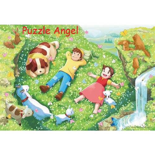 Heidi（阿爾卑斯山女孩海蒂）300塊砌圖, size:26x38cm