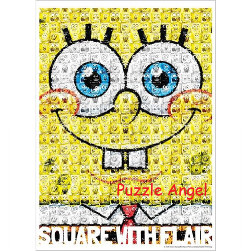 Sponge Bob海綿寶寶馬賽克（海綿寶寶）500塊拼圖, size:38x53cm