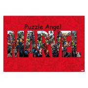 漫威所有角色1000片, size:51x73.5cm