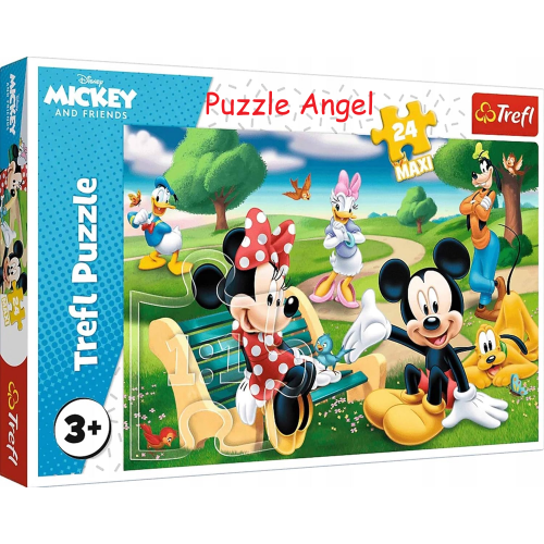 Mickey and Friends Puzzle 24塊, size:60x40cm