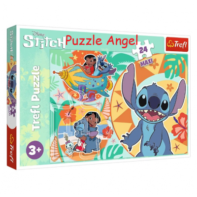 Stitch Puzzle 24塊, size:60x40cm
