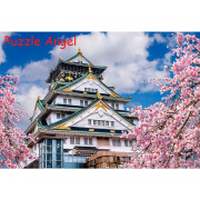 春天的天空和大阪城（大阪）108塊, 大片裝砌圖,  size:26x38cm