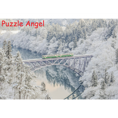 銀界谷與多田海線（福島）300 塊拼圖, size:26x38cm