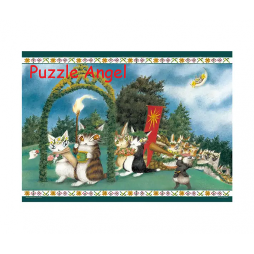 夏至節(達洋貓) 500塊拼圖, size:38x53cm