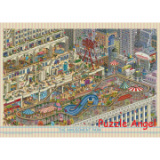 樓上遊樂園(迷路偵探)500塊, size:38x53cm