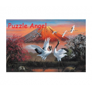 靈峰舞鶴1000塊,  size:50x75cm