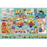 小黃人世界恐慌1000 塊拼圖, size:50x75cm