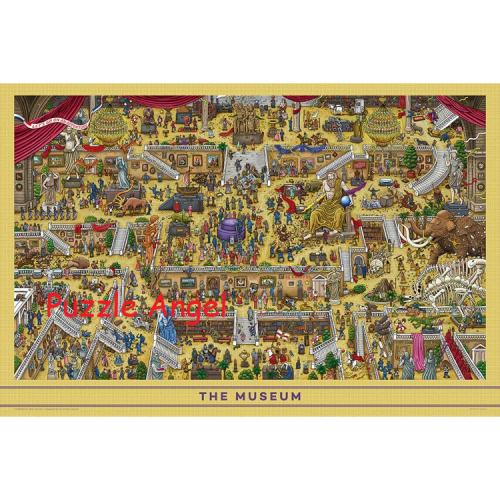 博物館(迷路偵探)1000塊, size:50x75cm