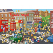 在看！ 小黃人！ ~ 接管英格蘭！ ~ 1000 塊拼圖, size:50x75cm