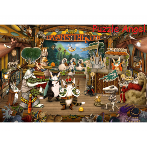 音樂劇(達洋貓) 1000塊拼圖, size:50x75cm