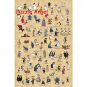 嚕嚕米全明星1000塊砌圖, size:50x75cm 嚕嚕米全明星1000塊砌圖, size:50x75cm