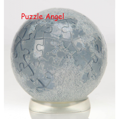 清月（球體拼圖） 60塊, 透明立體砌圖, size:直徑7.6cm