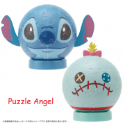Pazz Rolling Rin -Stitch & Sclump（球體拼圖）60 塊x2個, size:直徑7.6cm