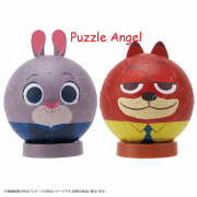 Pazz Kororin -Judy & Nick（球體拼圖）60 塊x2個, size:直徑7.6cm