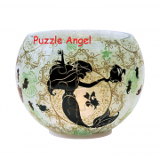 剪影-愛麗兒（立體碗形砌圖燈） 80 塊, 成品尺寸:直徑 10 cm×高 7 cm