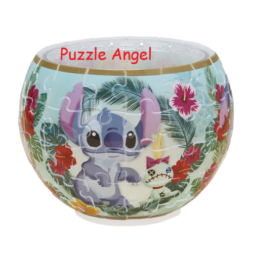 Sweet Classics/Stitch（立體碗形砌圖燈） 80 塊, 成品尺寸:直徑 10 cm×高 7 cm