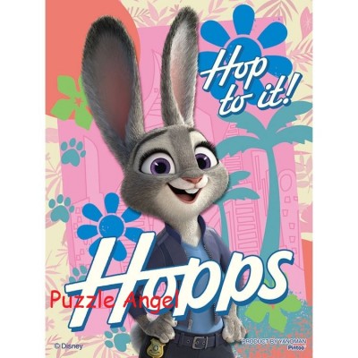 Judy Hops / 動物方城市2 Zootopia（優獸大都會）150 塊, 透明膠質砌圖, 盒內已含日本膠托座,  size:7.6x10.2cm